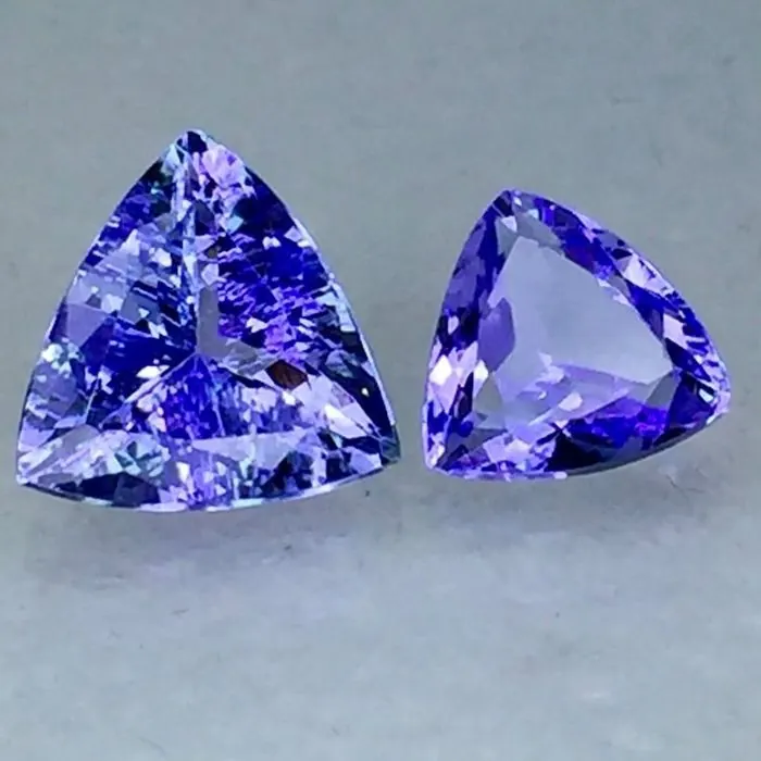 TAN-07+08_Tansanit trillion_3,03ct_violetish-blue Tansania