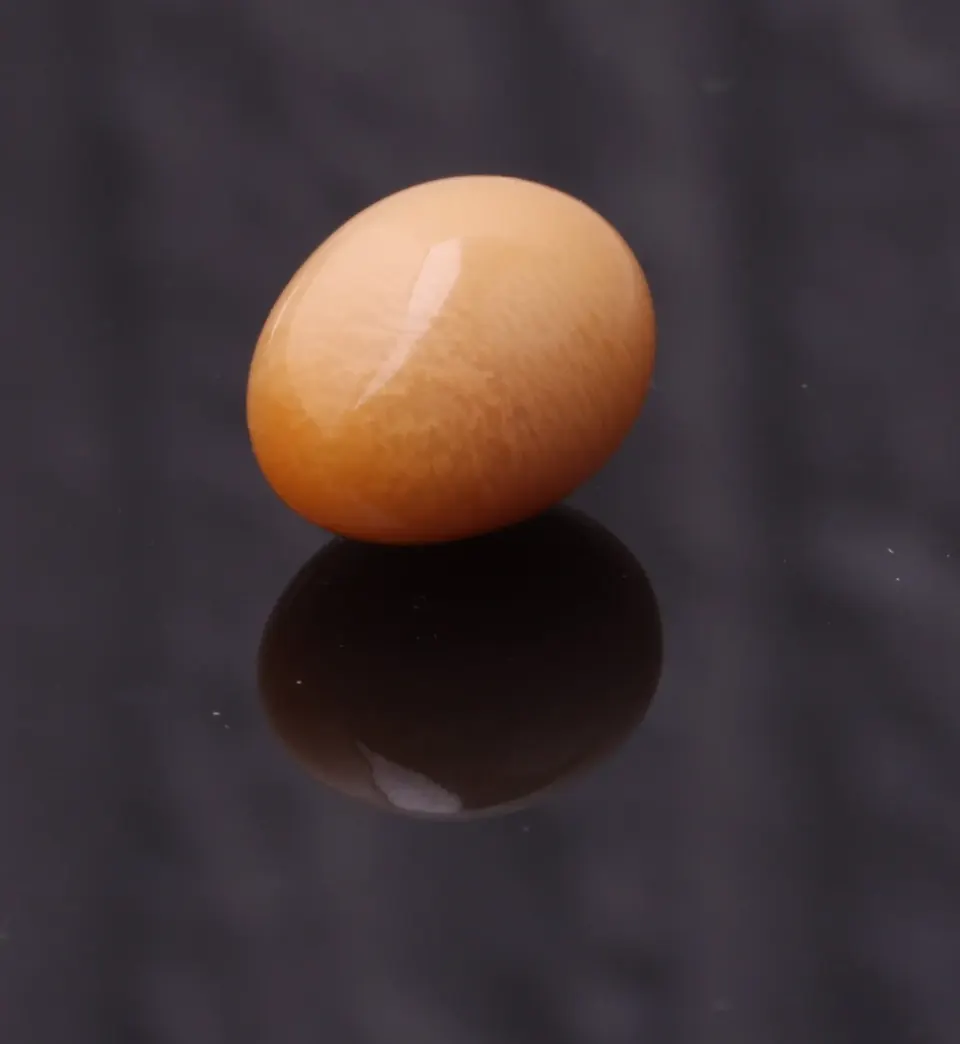 Meloperle, oval 6,25ct