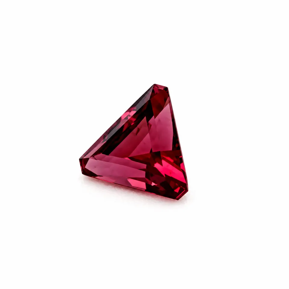 Rhodolit-Granat Trillion facettiert 0,56ct, purplish red — Aufnahme 1
