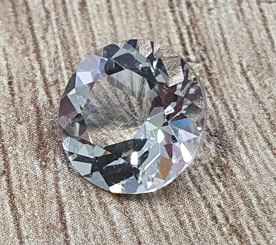 Bergkristall, round mixed cut, 3,23ct