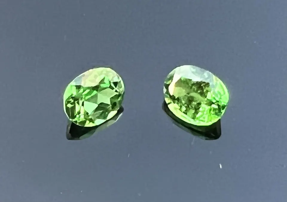 GR-TS08-PAIR_2xTsavorit oval 1,08ct_grün
