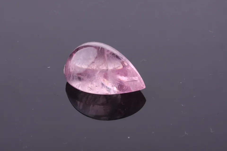 Morganit pear CAB 13,59ct baby pink Mozambique