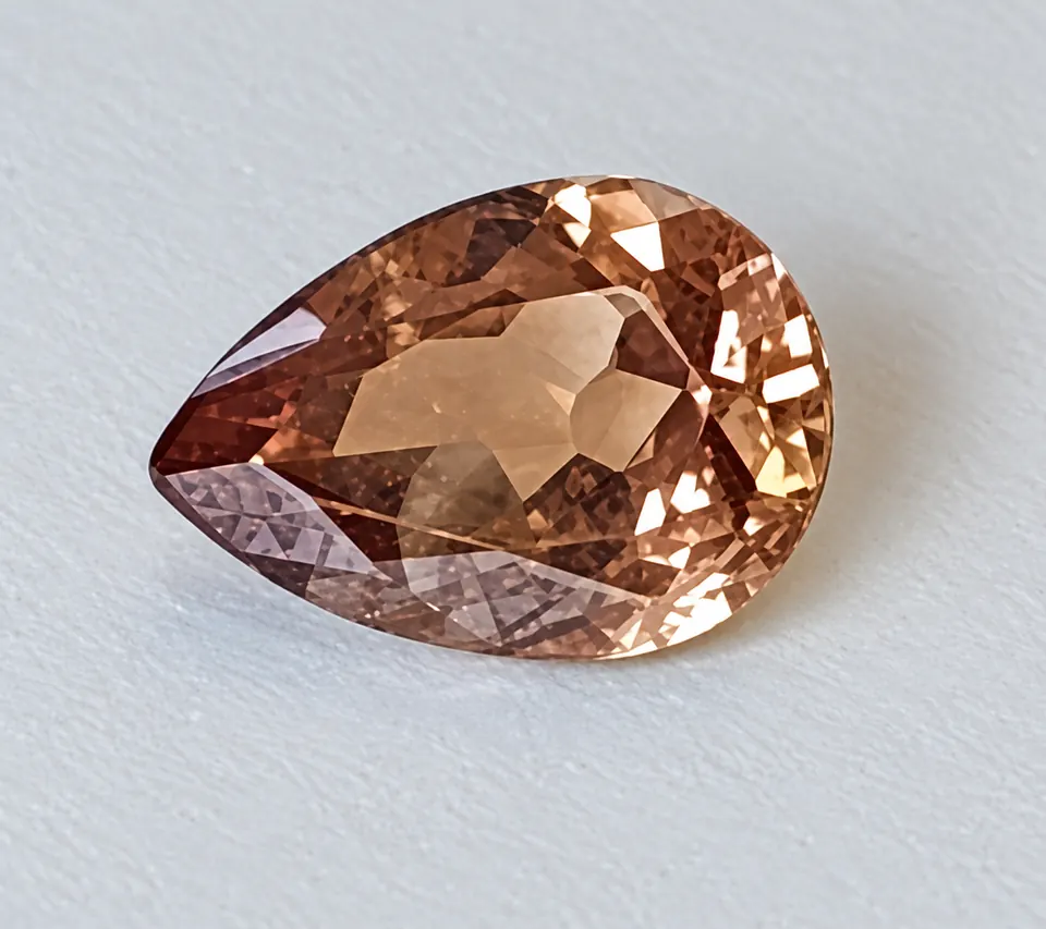 Farbwechsel-Granat Tropfen facettiert 1,48ct Kenia