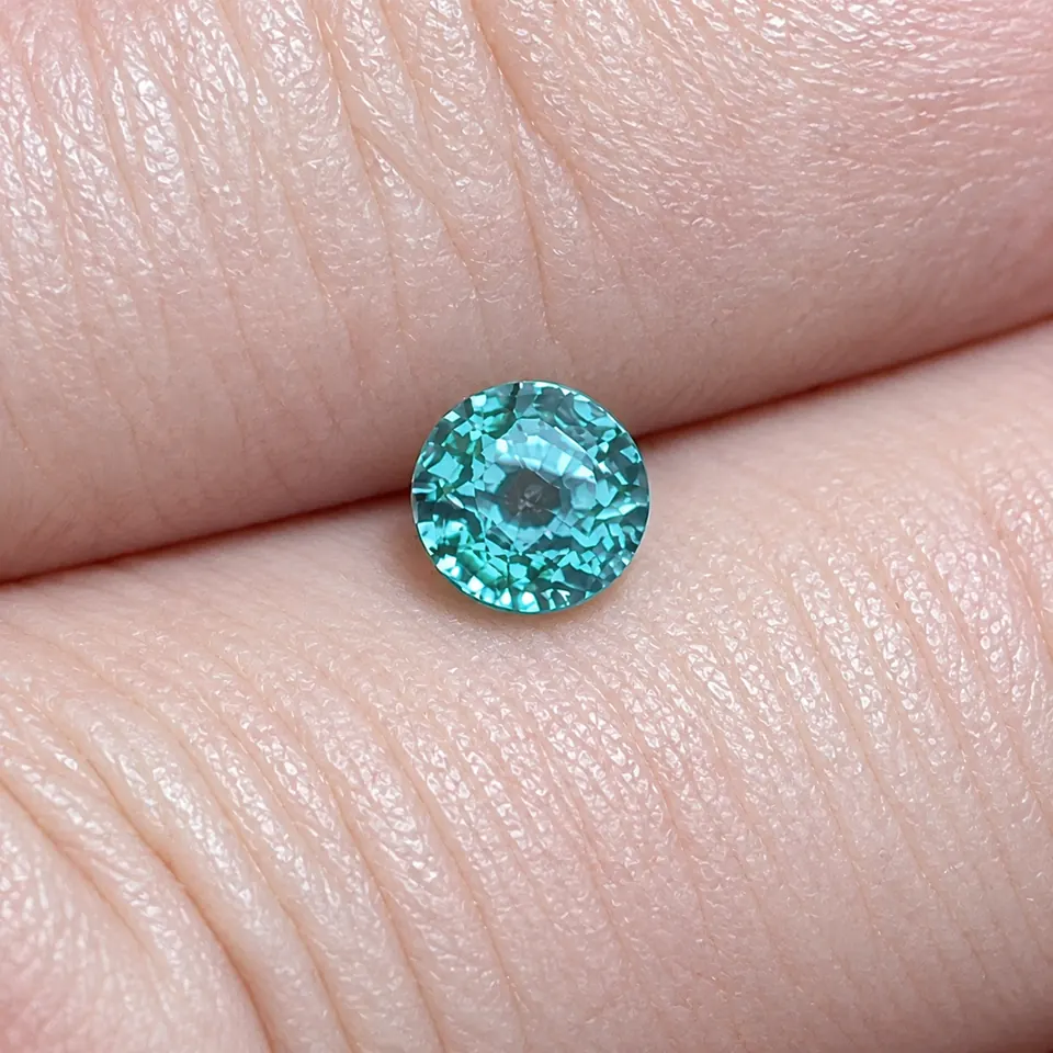 Smaragd rd.cut 0,59ct grün Swat-Pakistan