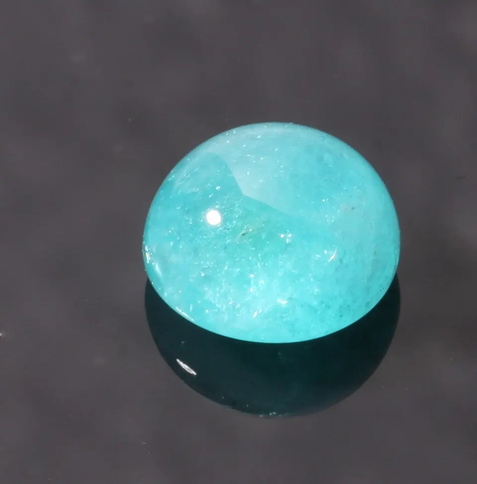 Paraiba Turmalin rd. Cabochon - 6,56ct (Art. TUR-P03)