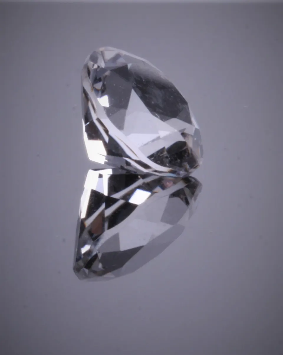 Bergkristall, round mixed cut, 3,23ct