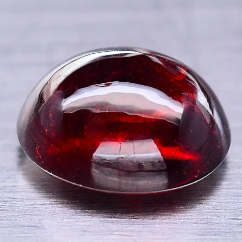 Spessartingranat oval Cabochon 10,39ct - rot-orange