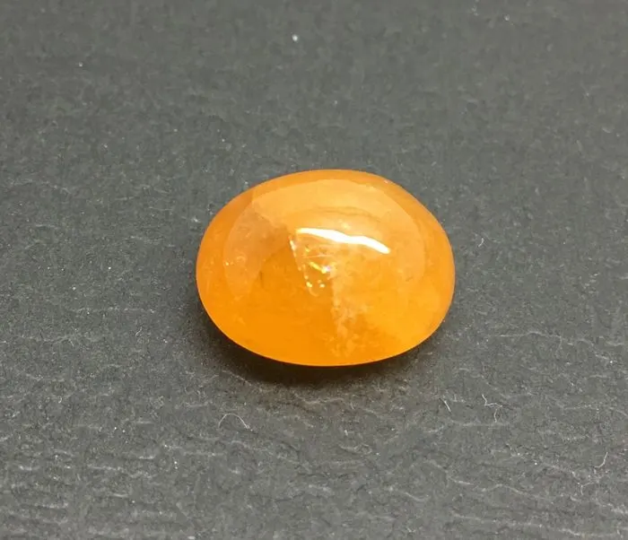 Mandaringranat oval Cabochon, 18,57ct - fantaorange